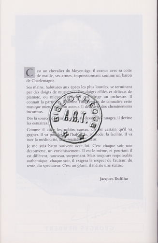 Les programmes de Théatre de l\